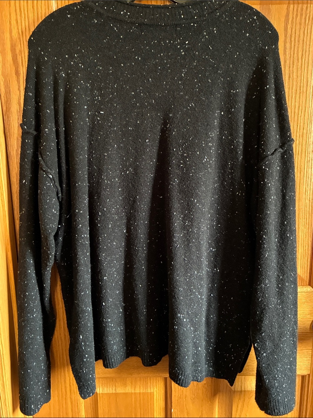 DKNY Black Flecked Crewneck Sweater - Picture 5 of 5